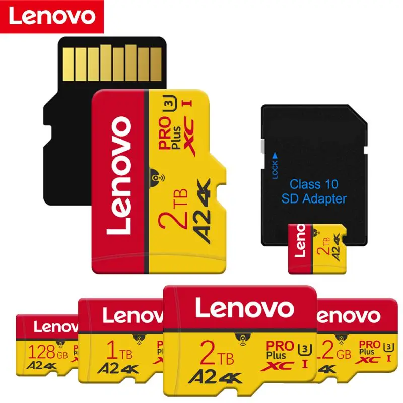 Lenovo การ์ดหน่วยความจำ1TB Micro TF SD Card Class 10 SD Card 128GB SD Flash Memory Card Memory สำหรับ Steam Deck Nintendo 64