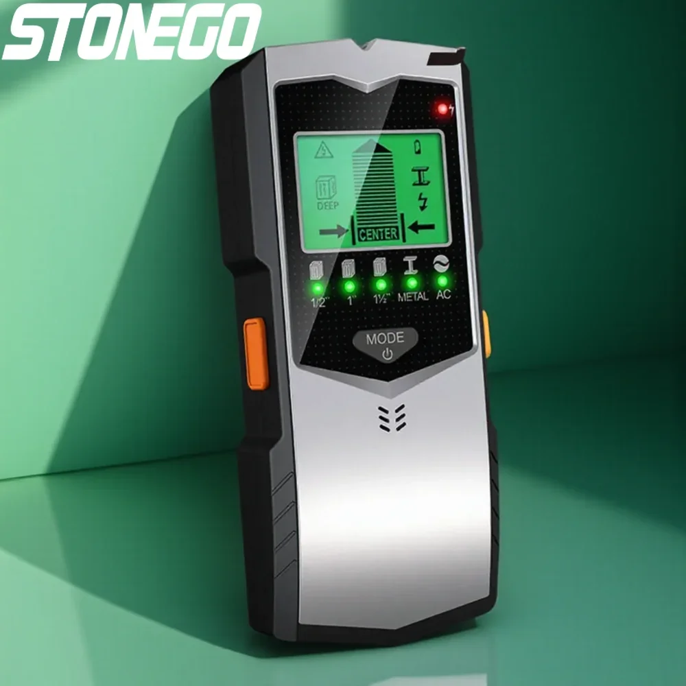 5 in 1 Multifunctional Wall Detector Load Bearing Wall Wire Concrete Rebar Scanner Metal Measuring Tool