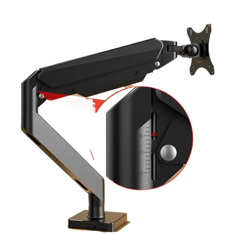 Reading and writing platform, heightening telescope, stretching bracket, hovering frame