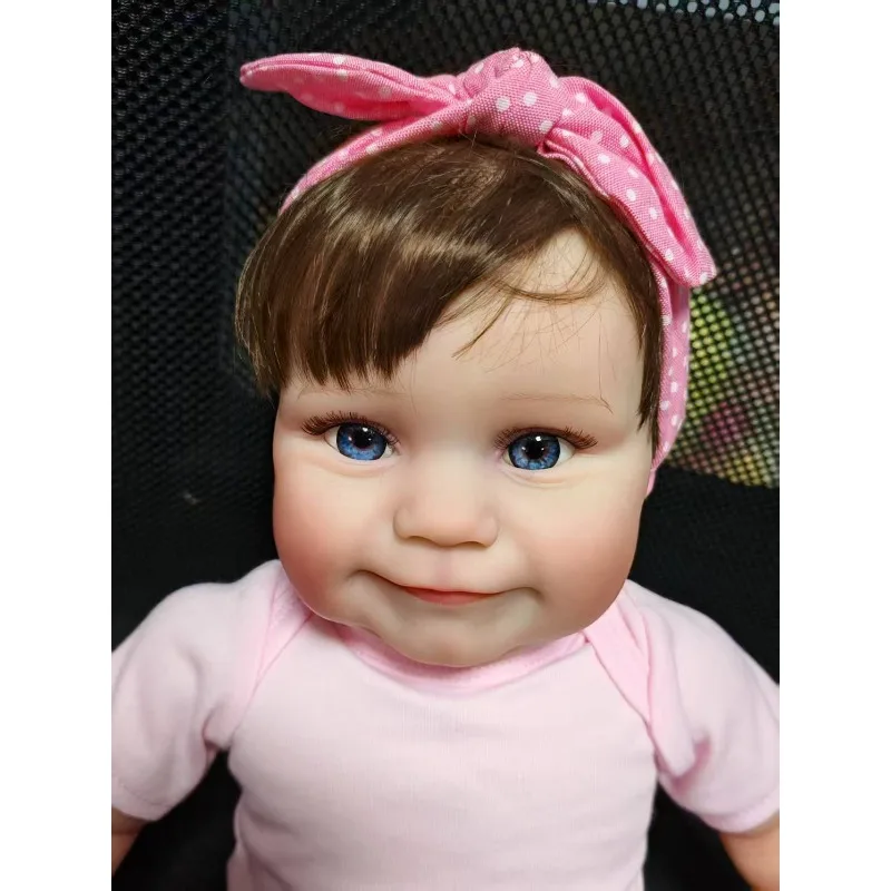 ตุ๊กตาเด็กผู้หญิง Maddie ขนาด 50 ซม. ทำจากซิลิโคนไวนิลนุ่มเหมือนจริง พร้อมผมฝังด้วยมือ