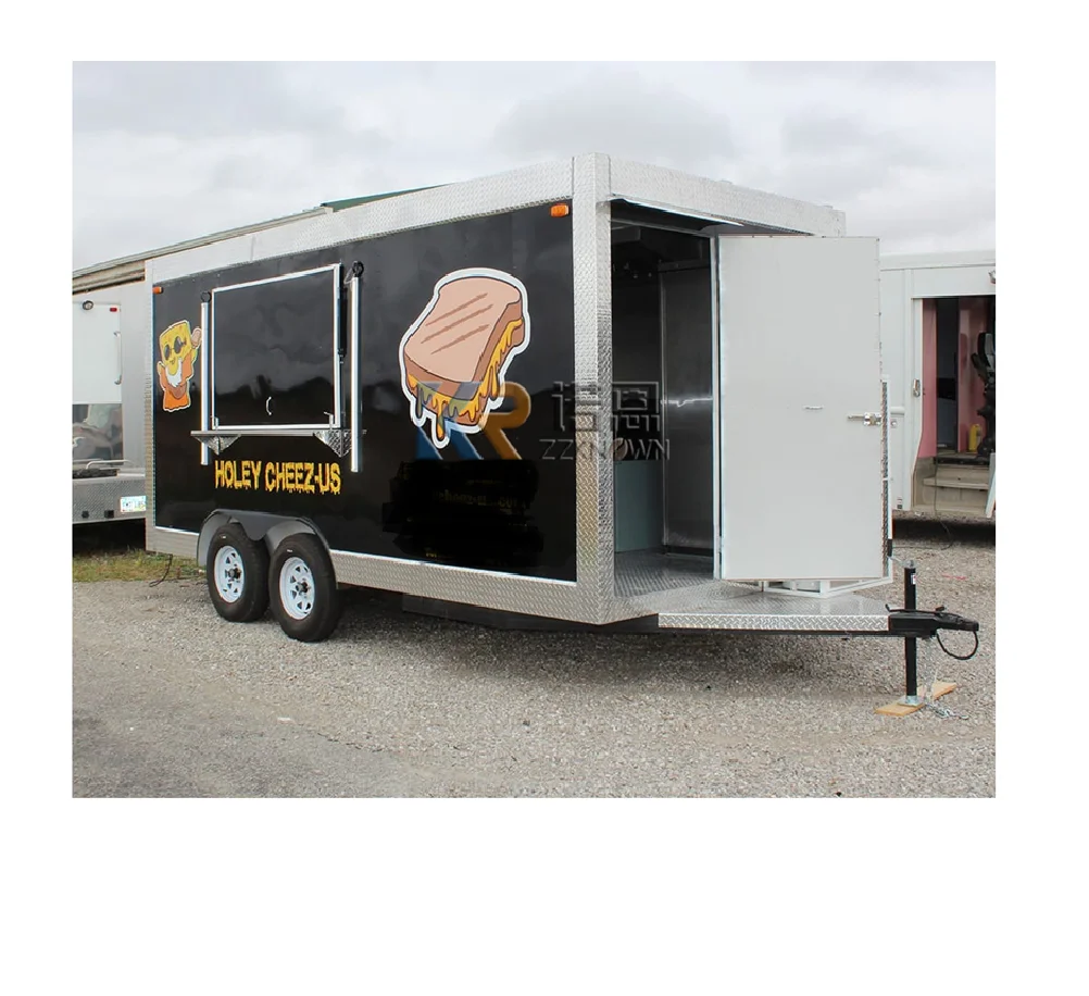 Smart Design Mobile Concession Food Carts Trailer Purchase Remorque Food Truck Fully Equipped Kitchen for Sale in USA