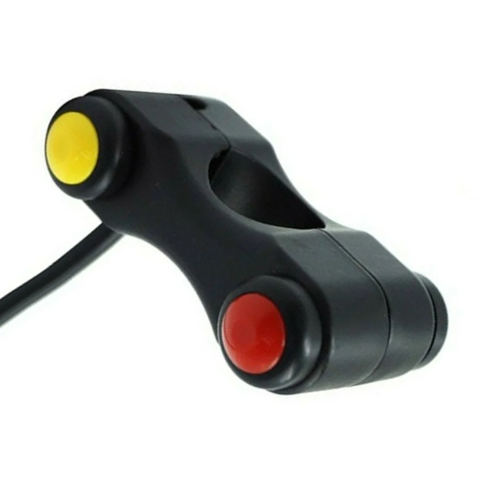 2 Push Buttons Switch 12V 1pcs 22mm ATV Handlebar Aluminum Alloy And Metal New For Motorcycle ATVs Accessories