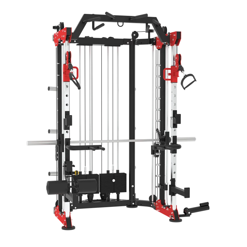 Series High And Low Pull Comprehensive Trainer Frame Type Squatting Double Bird Smith Three-in-one Multi-functional Rack