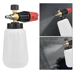 Handheld Foaming Sprayer 1/4 inch Quick connect Washer Bottle Quick Release Professional Adjustable for Car Window Washing