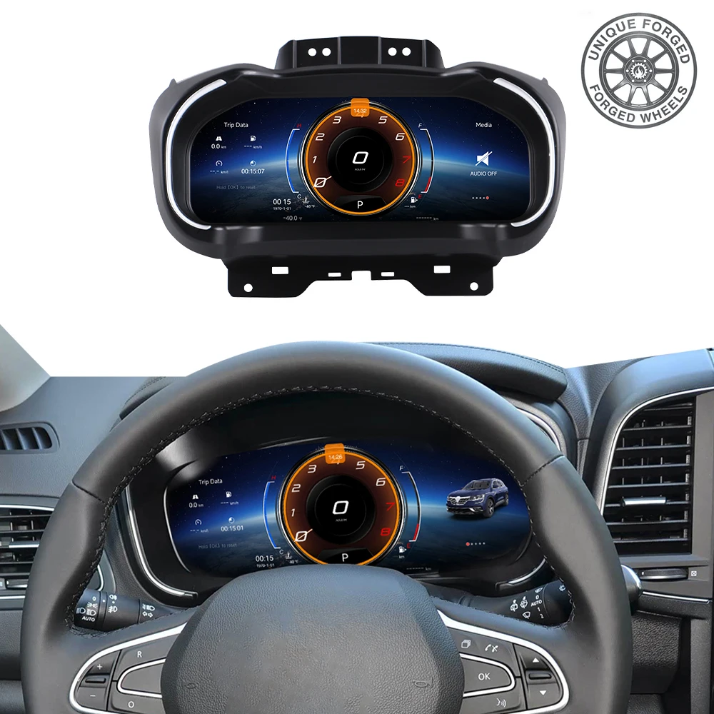

Foforfor Upgrade 12.3 Inch Linux LCD Speedometer Panel Digital Instrument Digital Cluster for Megane/Koleos 2016-2019