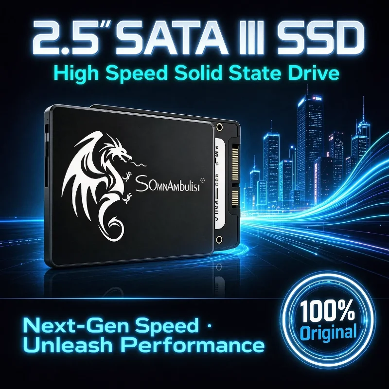 High Speed SomnAmbulist 2 5 Inch SATA3 Internal SSD 240GB Solid State Drive For Laptop Desktop PC Pro Max Core Speed New Ultra