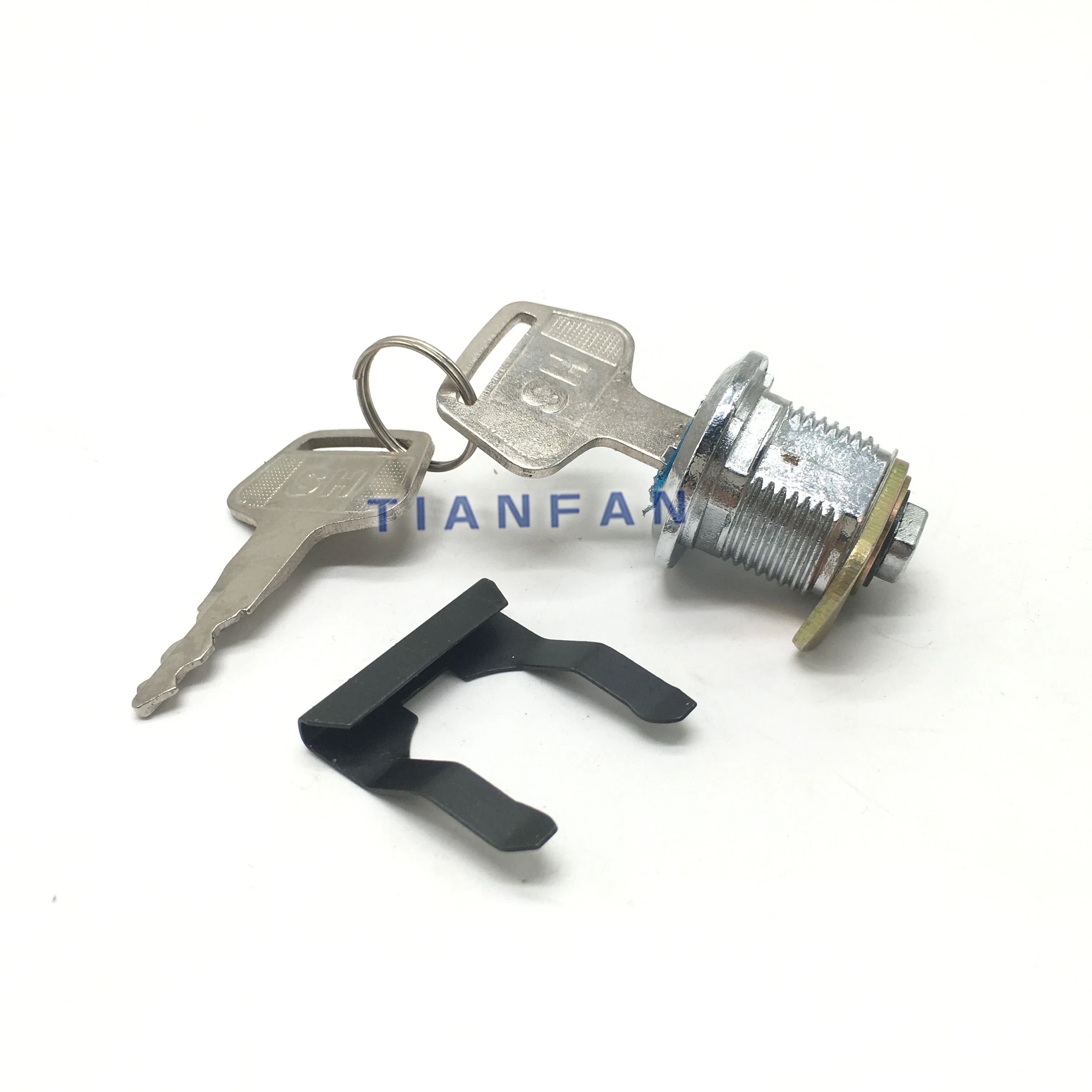 

For SH120 Lock Cylinder SH200 Lock Block SH210A5 Side Door Lock Assy SH240A3 external internal Handle Excavator