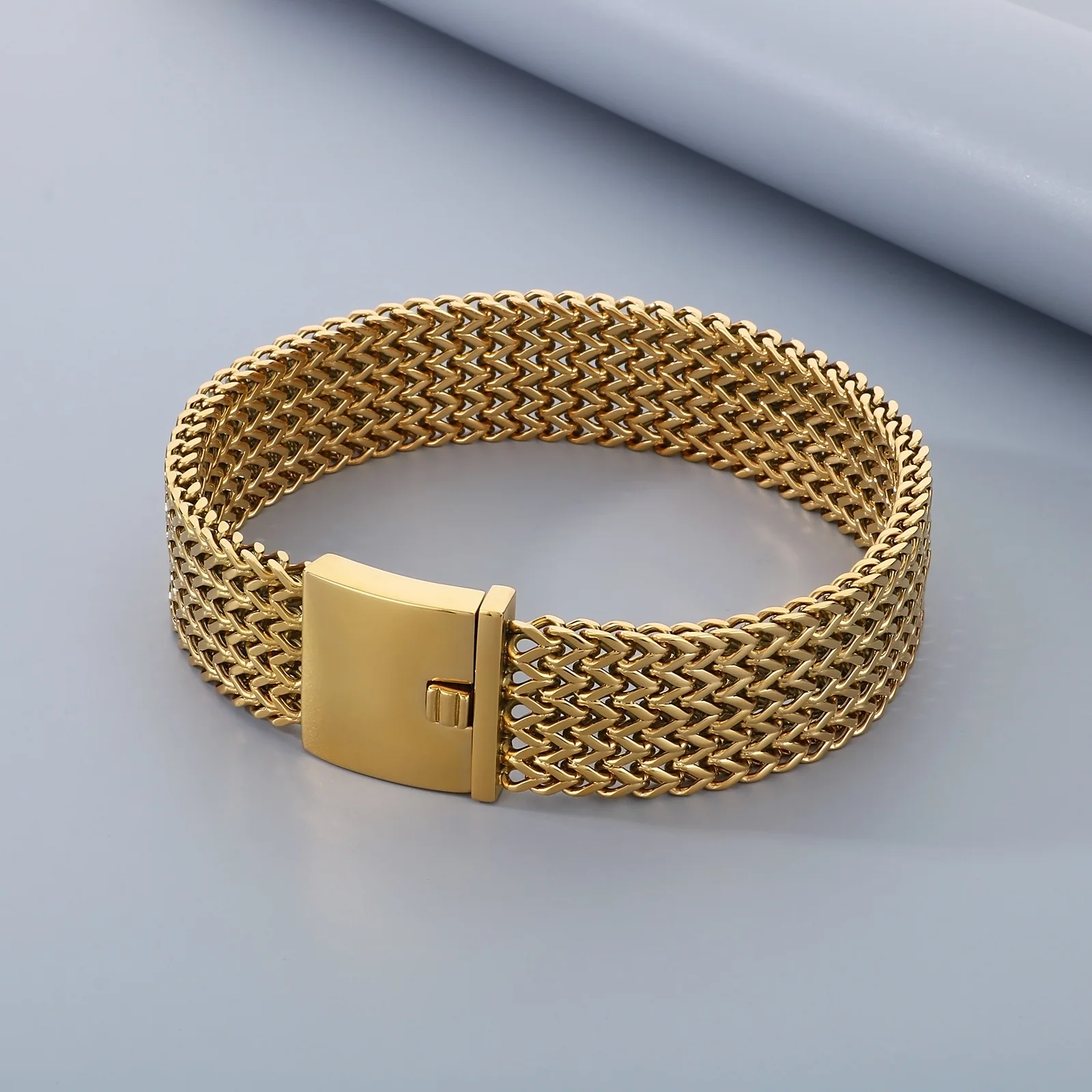 

12/18/30 мм новые колье-чокеры из нержавеющей стали, полированное ожерелье в Дубае золотого цвета, женские крутые ювелирные аксессуары, подарки