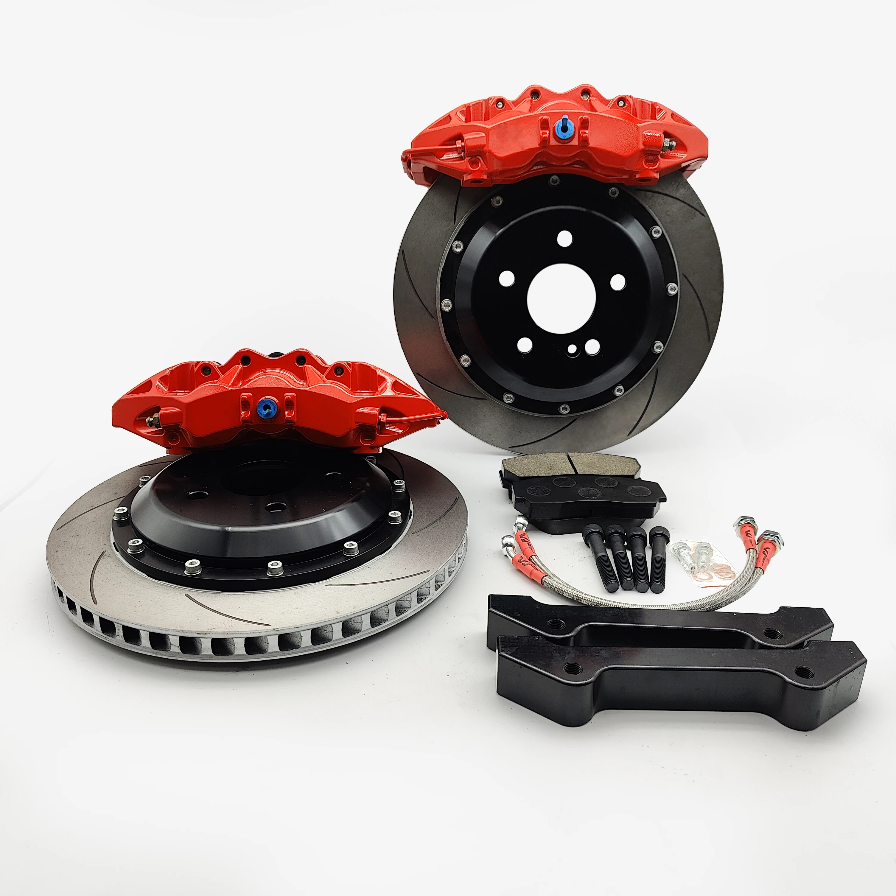 KLAKLE Tuning Brake Systems Brake Kit 9040 4 Big Piston Brake Caliper Front Wheel 20 Inches for ford Mustang