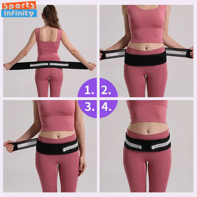 Pelvic Correction Band Lumbar Pain Relief Belt Hip Braces for Postpartum Hip Pain Pelvic Support Lower Back Support Sacroiliac