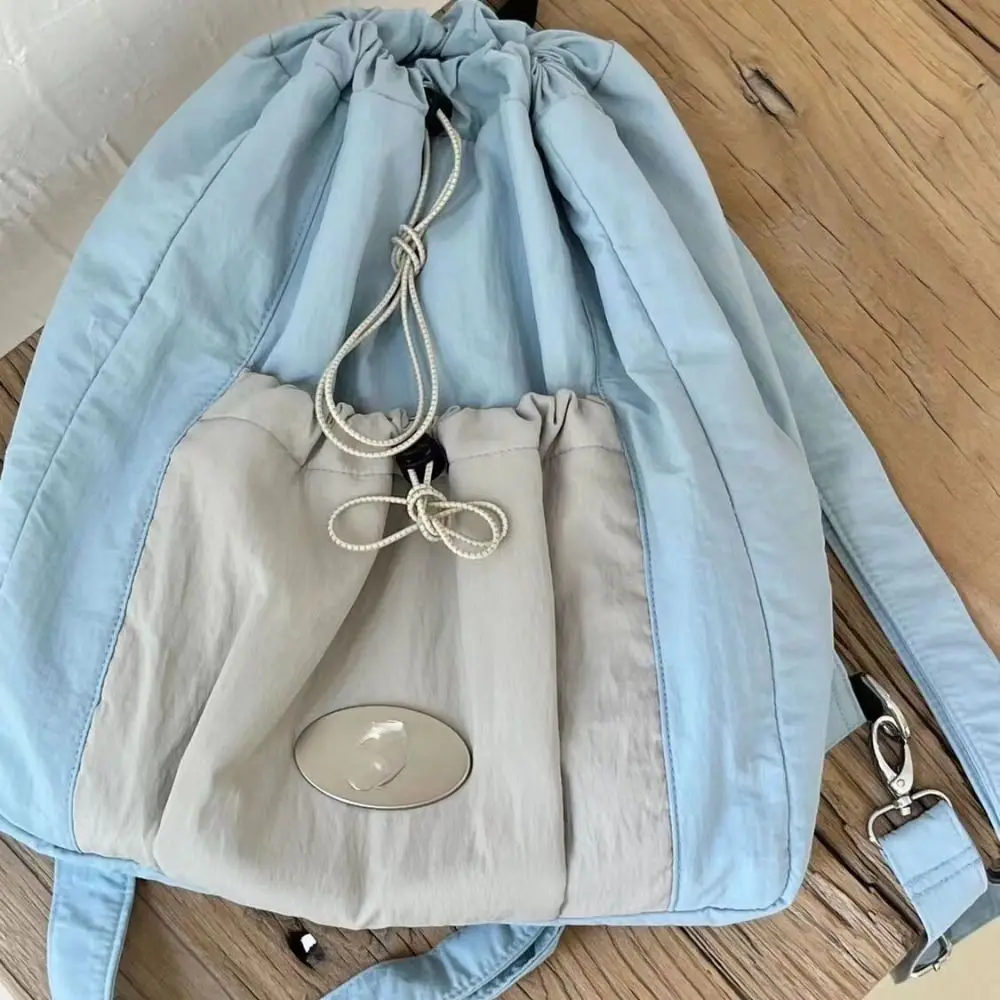 패션 Drawstring 가방 어린이 배낭 휴대용 멀티 포켓 여행 배낭 나일론 고품질 학교 가방 선물