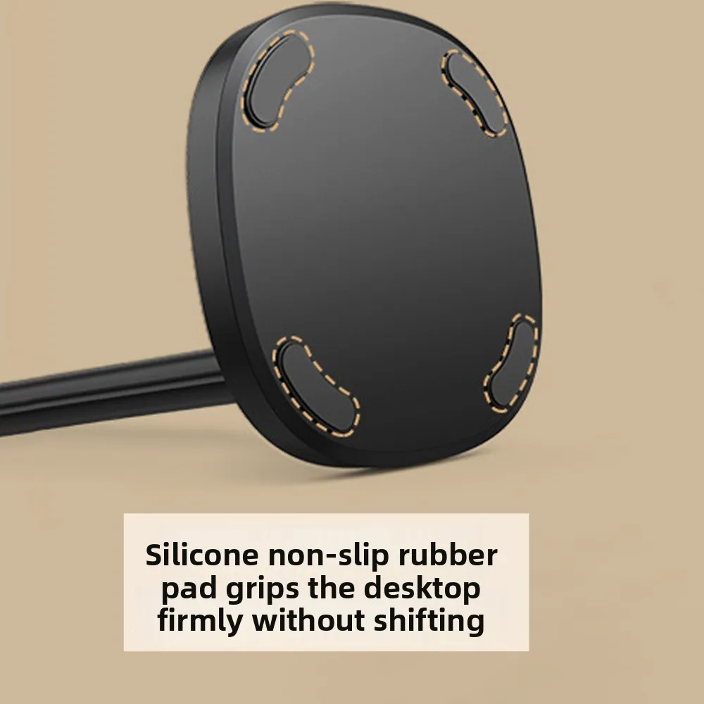 

Телескопическая подставка для телефона с регулируемой высотой, устойчивая основа 360° ° Поворотный держатель для настольного телефона Универсальный металлический кронштейн для мобильного телефона