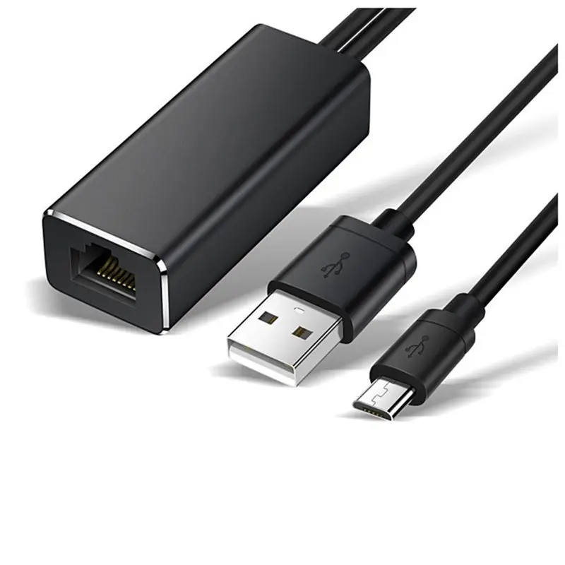 

Ethernet-адаптер A01E-Micro-USB 10/100 Мбит/с для Fire TV Stick, USB-карта сети RJ45 для Google Chromecast Gen 2 1 Ultra