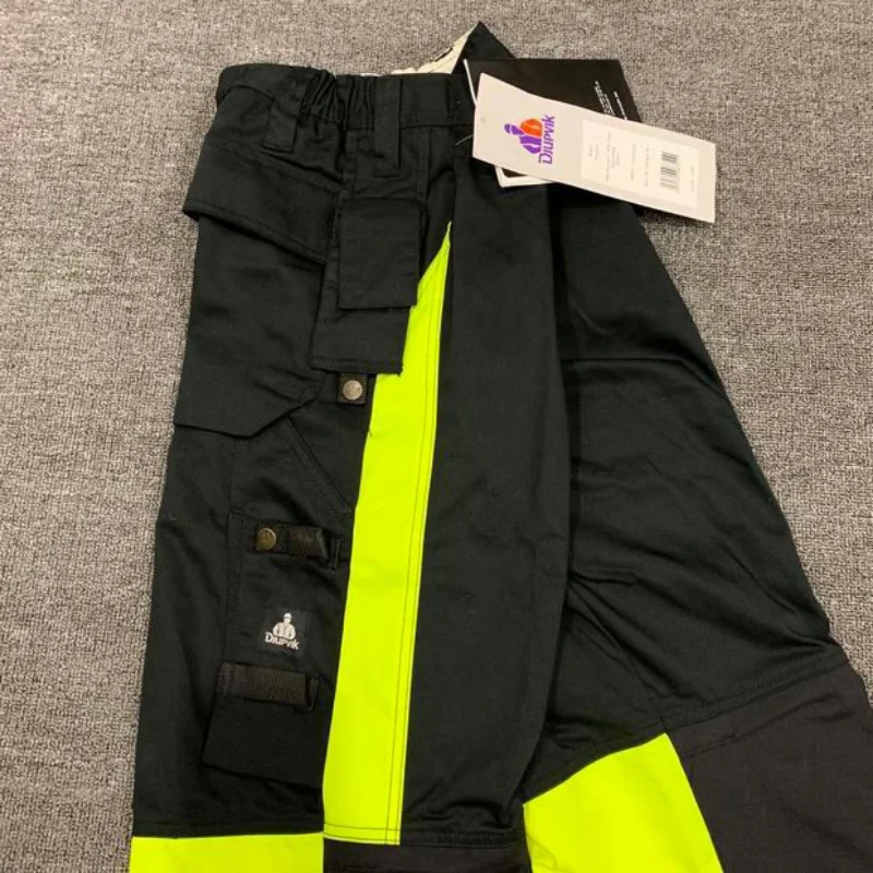 Night Reflective Strip Wear-resistant Dirt Resistant Overalls Multi Pockets Overalls Pants Cargo Pants