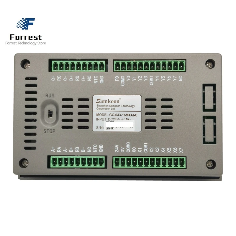 Samkoon-Córtex do processador central do tela táctil A RM9, 4,3 ", GC-043-16M2I-C, GC-043-16M4AI-C, HMI + PLC, DC24V, 200MHZ