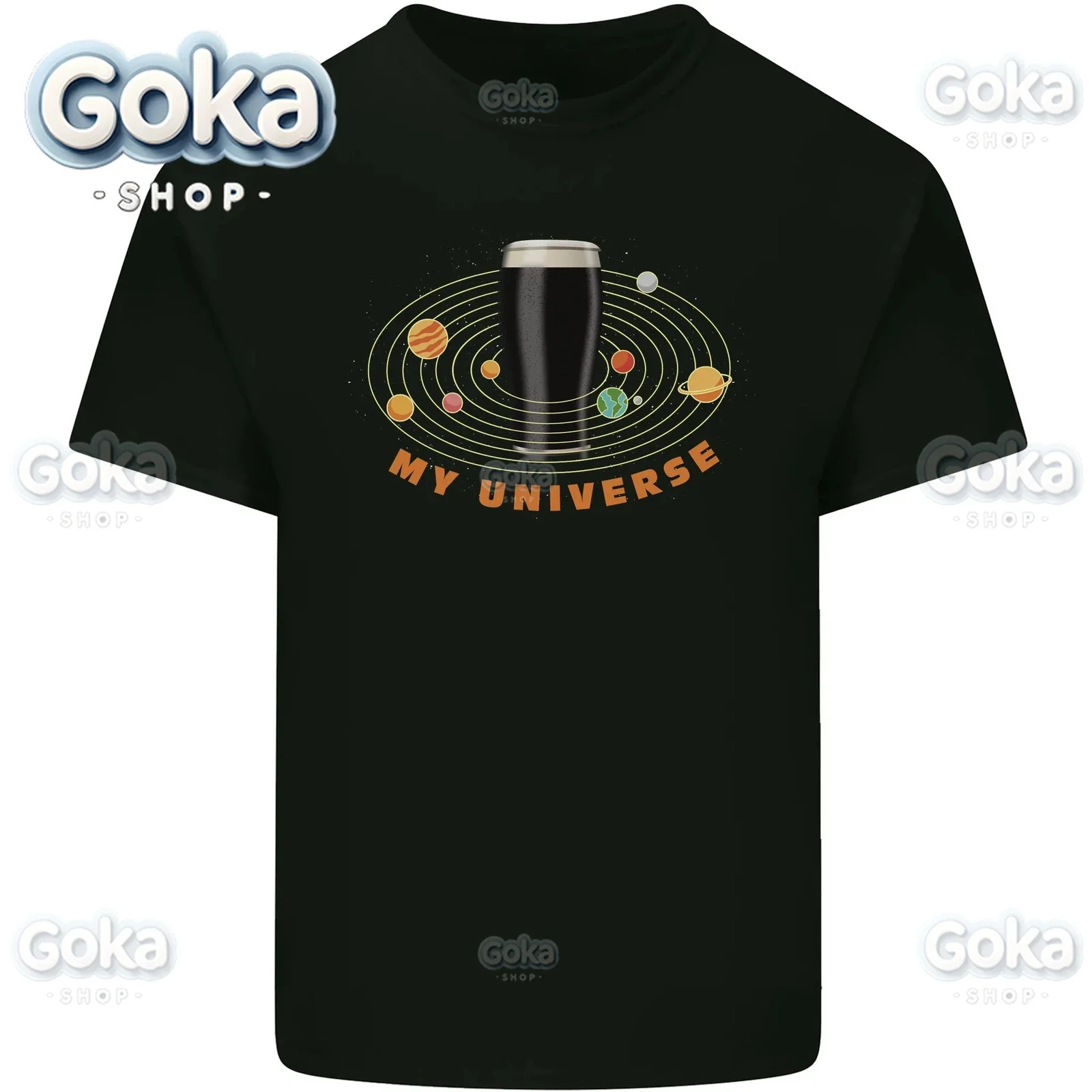 My Guiness Universe Graphic T Shirts Mens Clothing New in Tops & Tees Cotton Women Printed T-shirt Y2K Clothes Cute Funny Tshirt