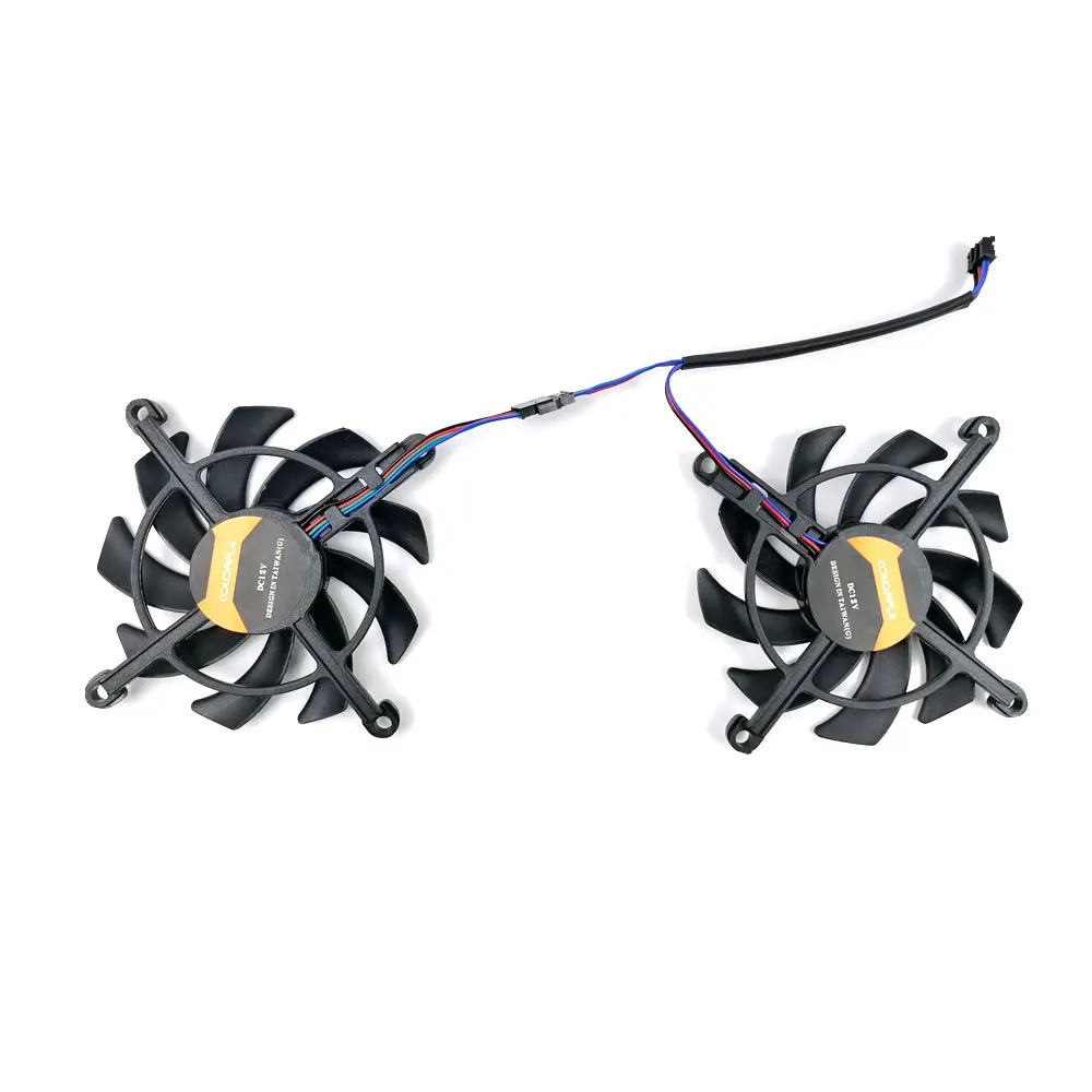 2 FAN 85MM 4PIN RX6600XT new GPU fan suitable for Yeston Radeon Rx6500xt 4gd6 Earth God graphics card cooling