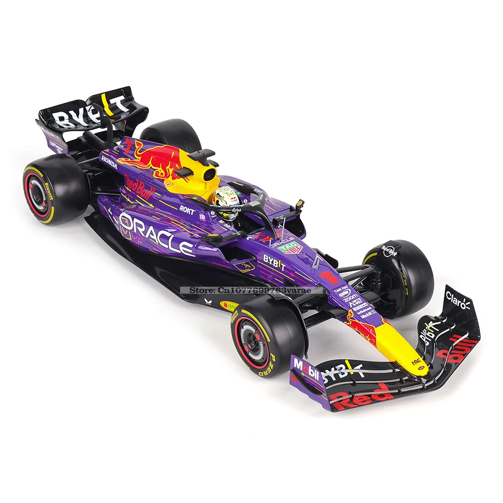 Bburago 1:18 New F1 Champion Red Bull Racing RB19 2023 #1 Verstappen #11 Perez Car Model Vehicles Formula 1 Alloy Toy Vehicle