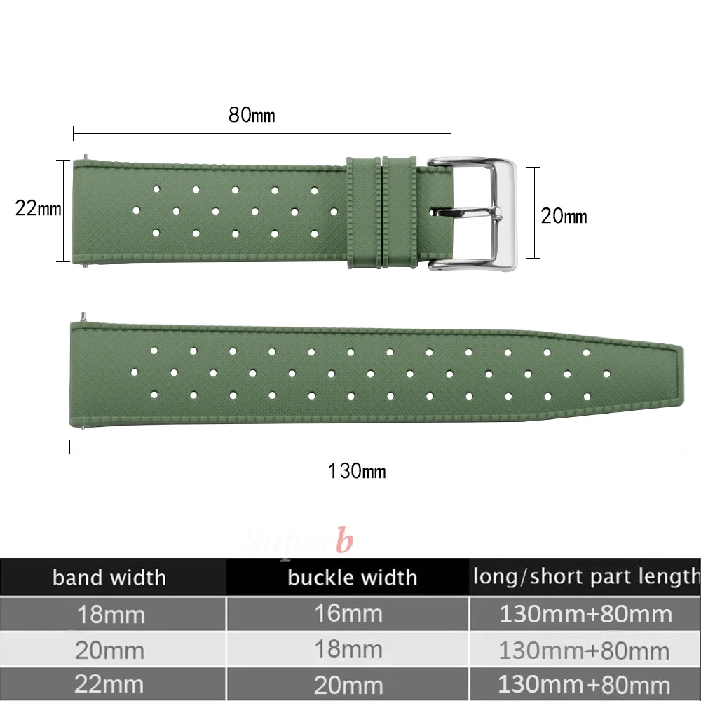 18 مللي متر 20 مللي متر 22 مللي متر الاستوائية حزام ساعة سيليكون الإفراج السريع حزام (استيك) ساعة ل Seiko ل أوريس الغوص سوار مطاط مقاوم للمياه