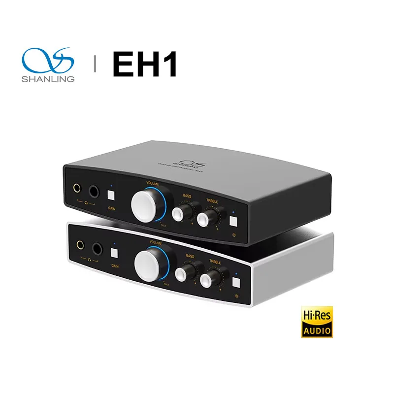 SHANLING EH1 Desktop DAC AMP Hi-Res Audio Headphone Amplifier CS43198 dual SGM8262 chips1015mW 32ohm Output Power PCM768 DSD512