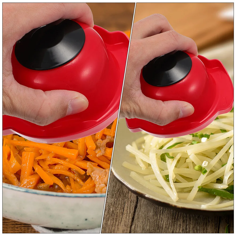 

2pcs Food Safety Holder Grater Finger Protective Tool For Vegetable Slicer Kitchen Gadget Cutter Guard Sturdy Hand Protector