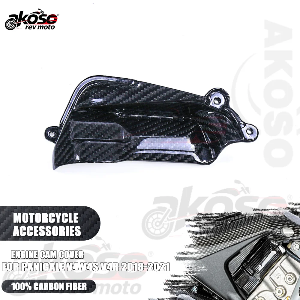 

Engine Cam Cover Anti-scald Protection Guard For Ducati Streetfighter/Panigale V4 S R 2018-2021 Real Carbon Fiber Accessories