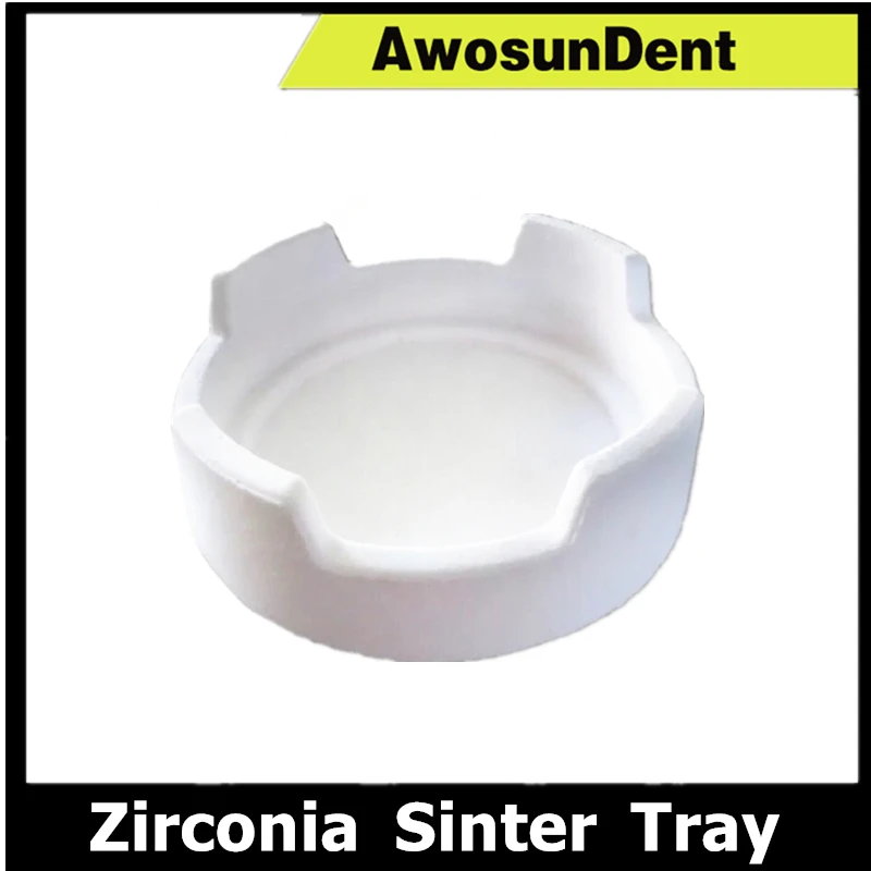 Square 100*100*32mm 100*100*15mm High Temperature Crucible Zirconia Sintering Tray Cad Cam Ceramic Sinter Plate and Cover