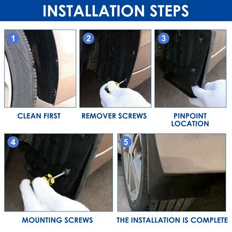 رفرف طين للسيارة ، رفرف طين واقي رشاش ، رفرف طين لسيارات BYD YUAN UP ، إكسسوارات السيارة ، 4 4.5