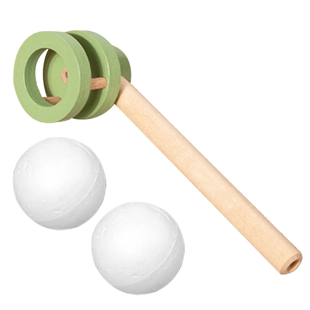 Jouet de soufflage de balle IkPipe flottant drôle pour enfants, les petits jouets de soufflage, jouets classiques pour enfants, jeu de souffleur en mousse de bois