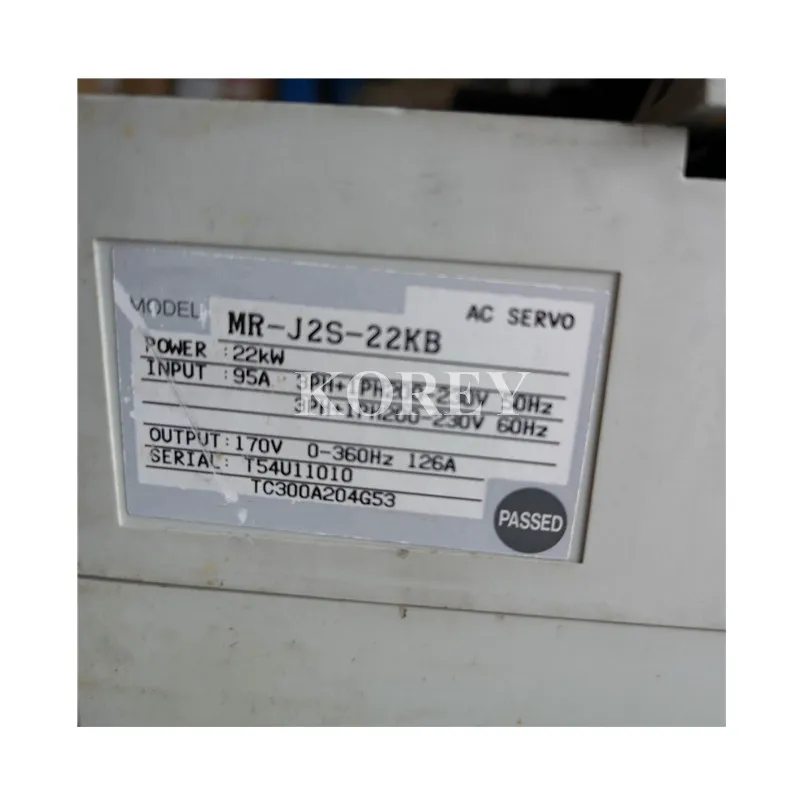 22KW SERVO DRIVER MR-J2S-22KB  IN GOOD CONDITION