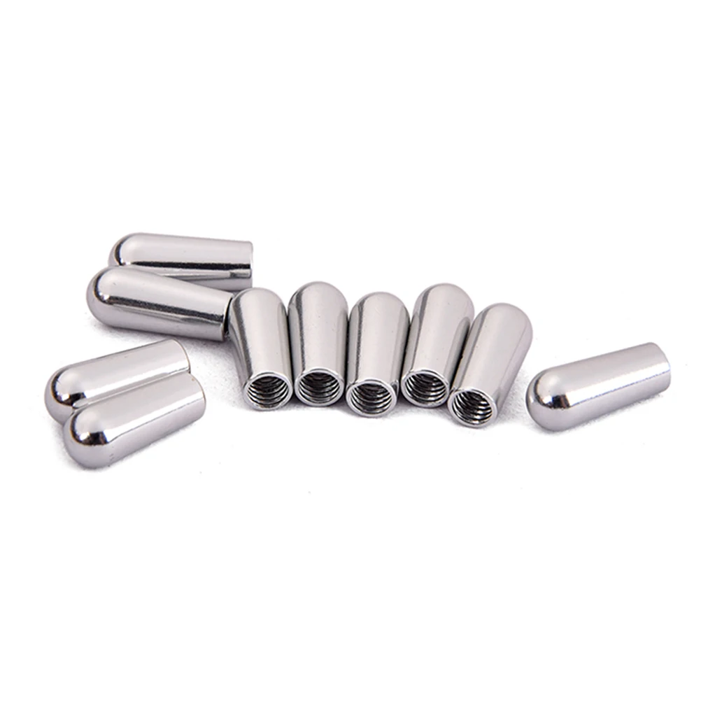 

10pcs Metal Guitar Toggle Switch Tips 3 Way For Electric Durable Aluminum Alloy Accessories Silver Easy Install
