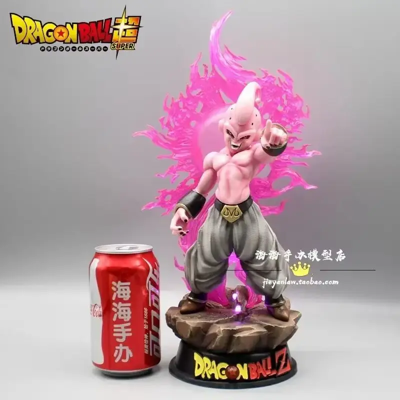 37 سنتيمتر أنيمي لعبة دراغون بول بو الشكل ماجين بو بو بولي كلوريد الفينيل عمل أرقام مصباح ليد تحصيل نموذج ماجينبو الاطفال هدية تمثال اللعب #2