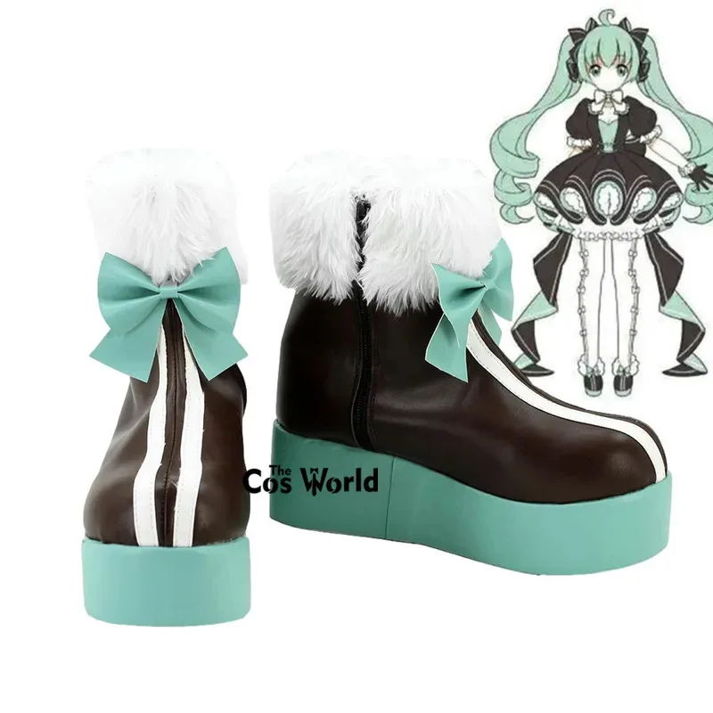 Miku 39 cumpleaños conejo Anime personalizar Cosplay zapatos botas