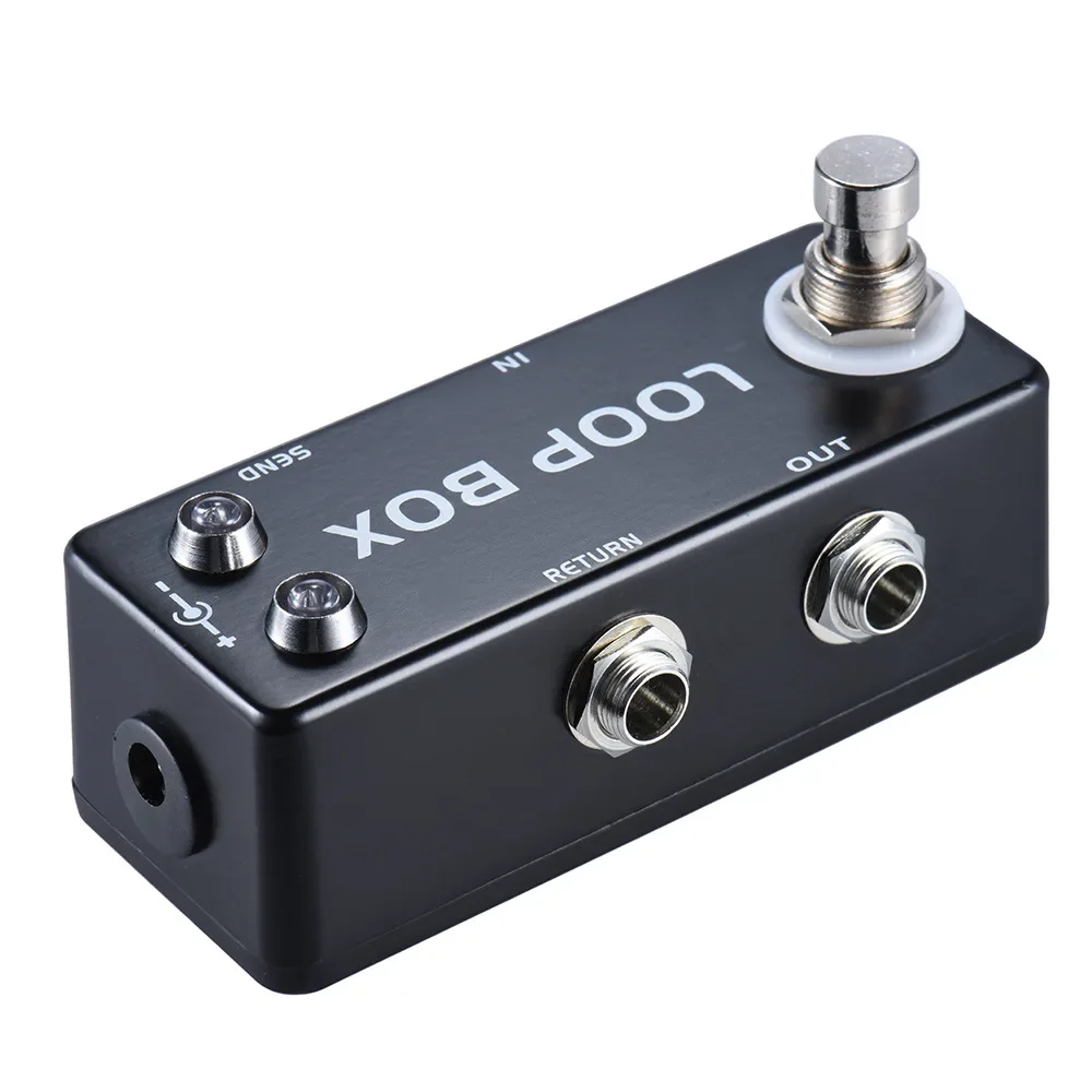 Mosky loop box Bass Guitar Music Looper Mini Guitar Effect Pedal Loop Route Selection Processor Pedais De Guitarra