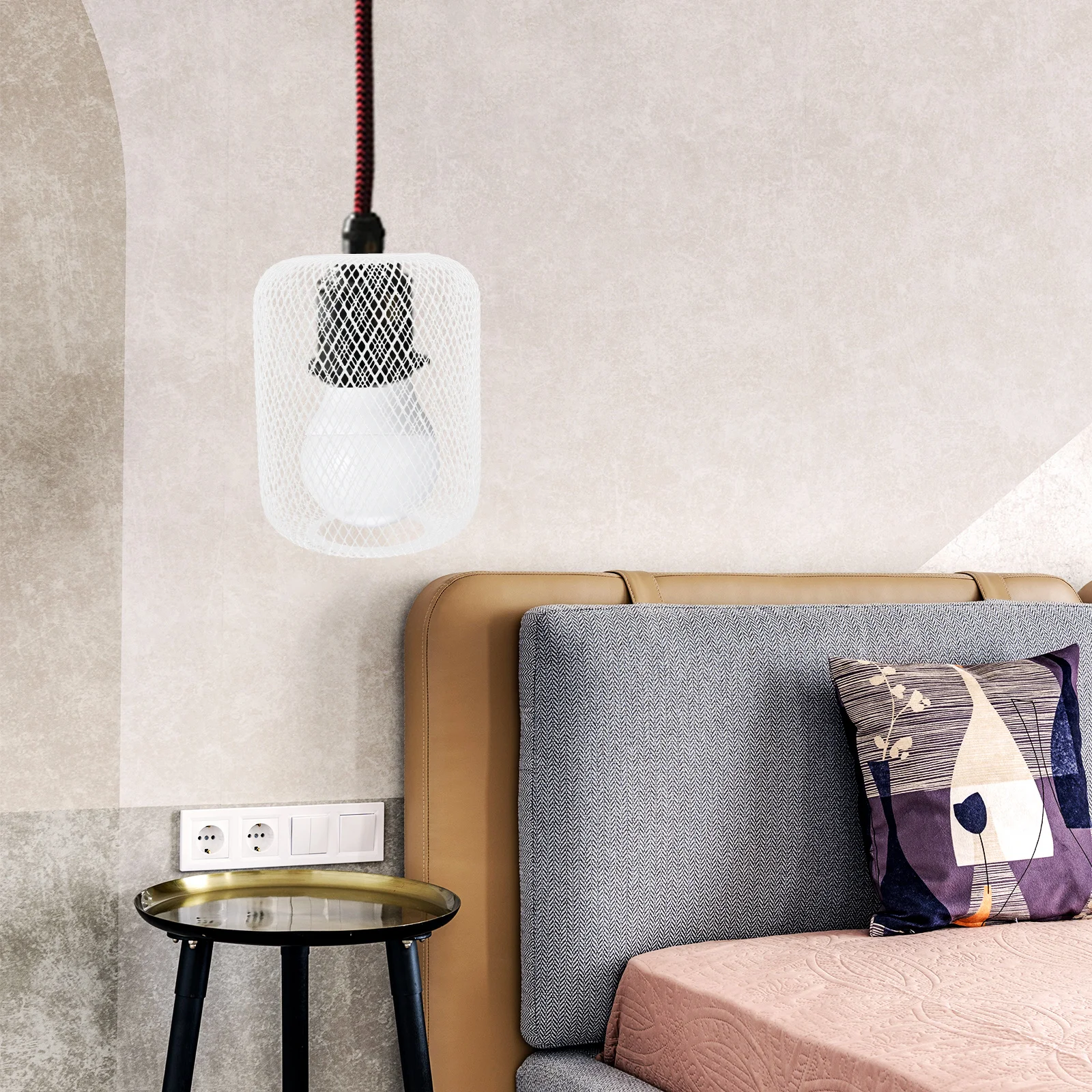 

Metal Lampshade Hollow Out Pendant Light Cover Vintage Decorative Ceiling Lamp Shade Iron Cover Retro Home Restaurant Lighting