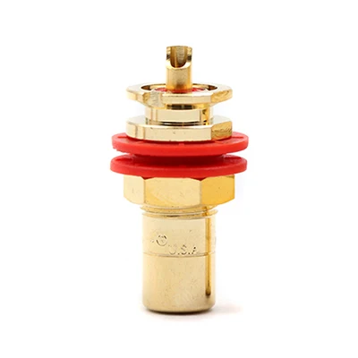 hifi Amplifier RCA plug connector of cmc816u RCA for audio speaker copper gold-plated cmc816 RCA socket