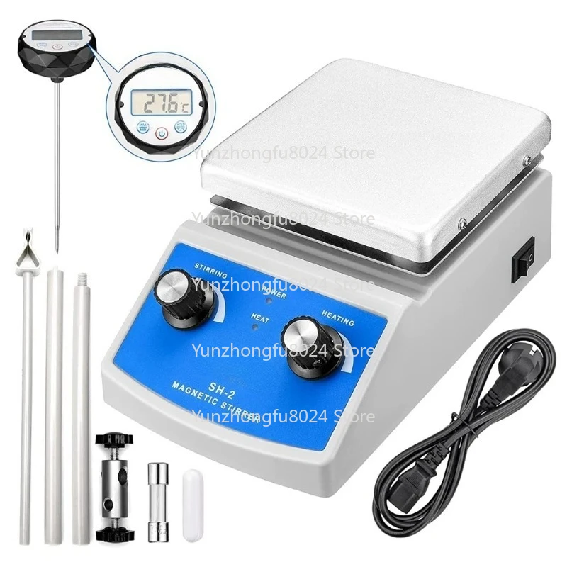 

Magnetic Stirrer Hot Plate ,2000ML Mixing Capacity Magnetic Hotplate Stirrer with Stir Bar Stand US Plug