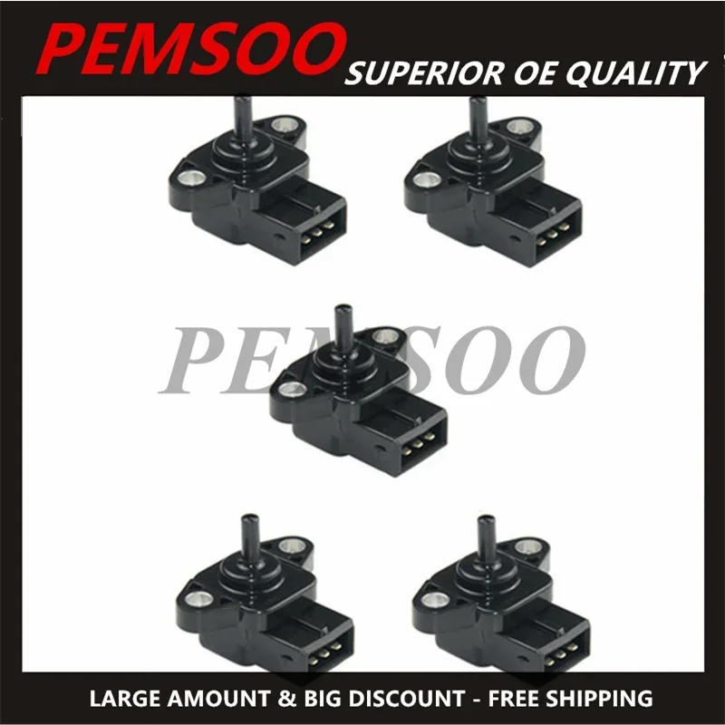 5PCS Air Intake Inlet Manifold Diff Pressure Sensor MR299300 E1T16671A for Mitsubishi Pajero Montero Sport L200