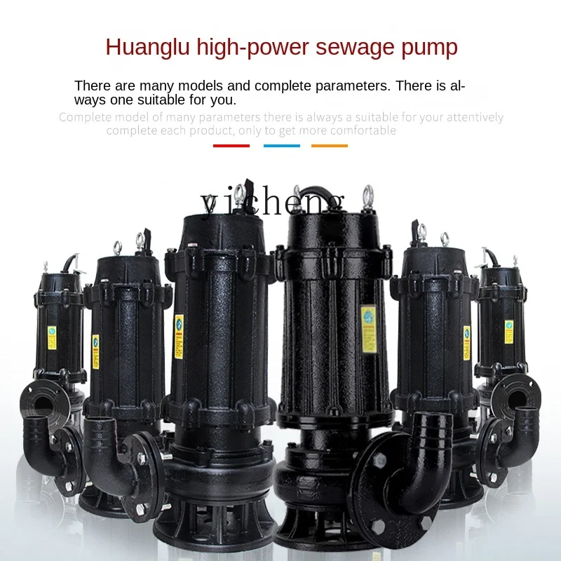 XL Sewage Pump Dung Pumping Mud 220V Household Septic Tank Sewage Pump 380V