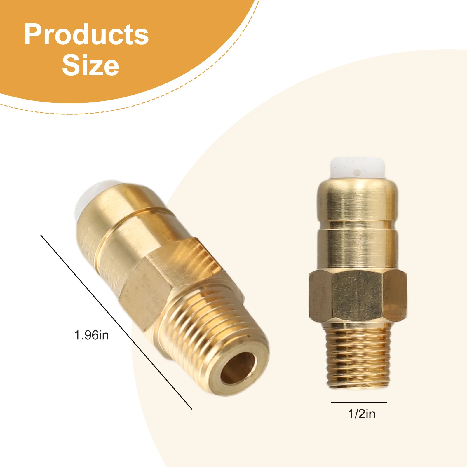 Thermal Release Valve For Pressure Washer Pump 2pcs Pack Safe Temperature Range Compatible With Homelite-And More