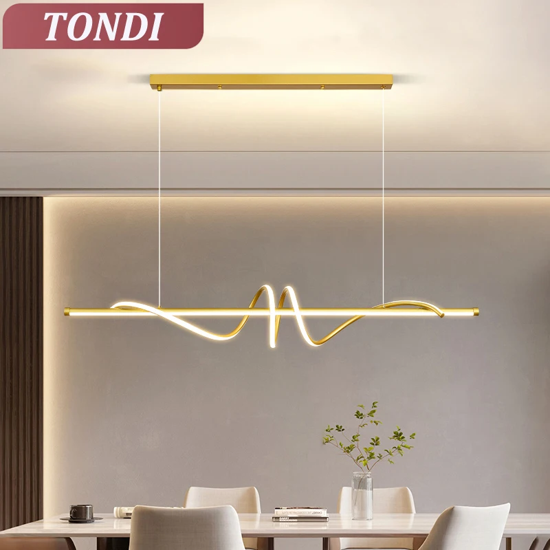 Modern LED Living Room Dining Room Pendant Lights For Kitchen Office Bar Home Decoration Chandelier Minimalist Home Lighting