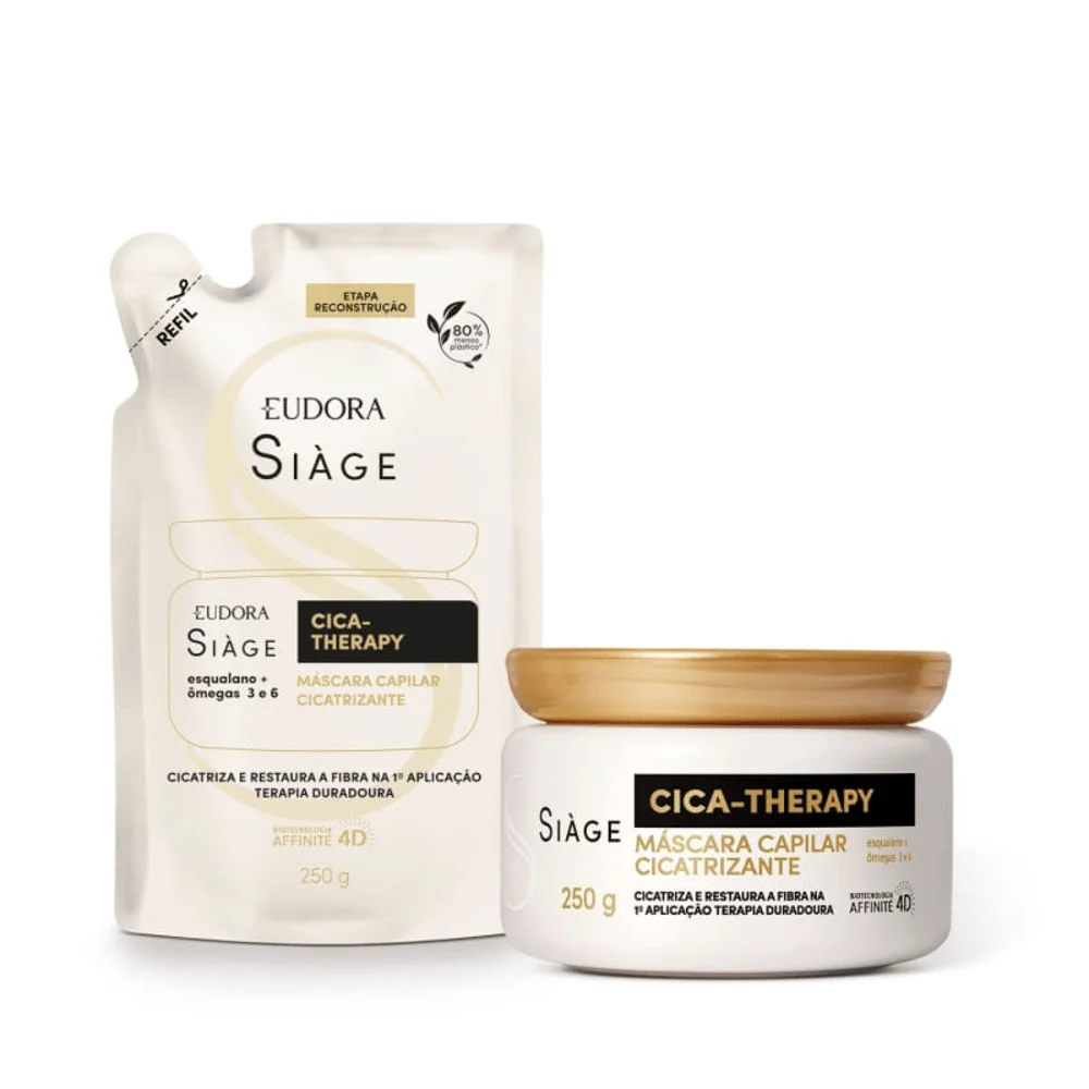 Kit Siàge Cica-Therapy Mask: Hair Mask 250g + Refill Hair Mask 250g