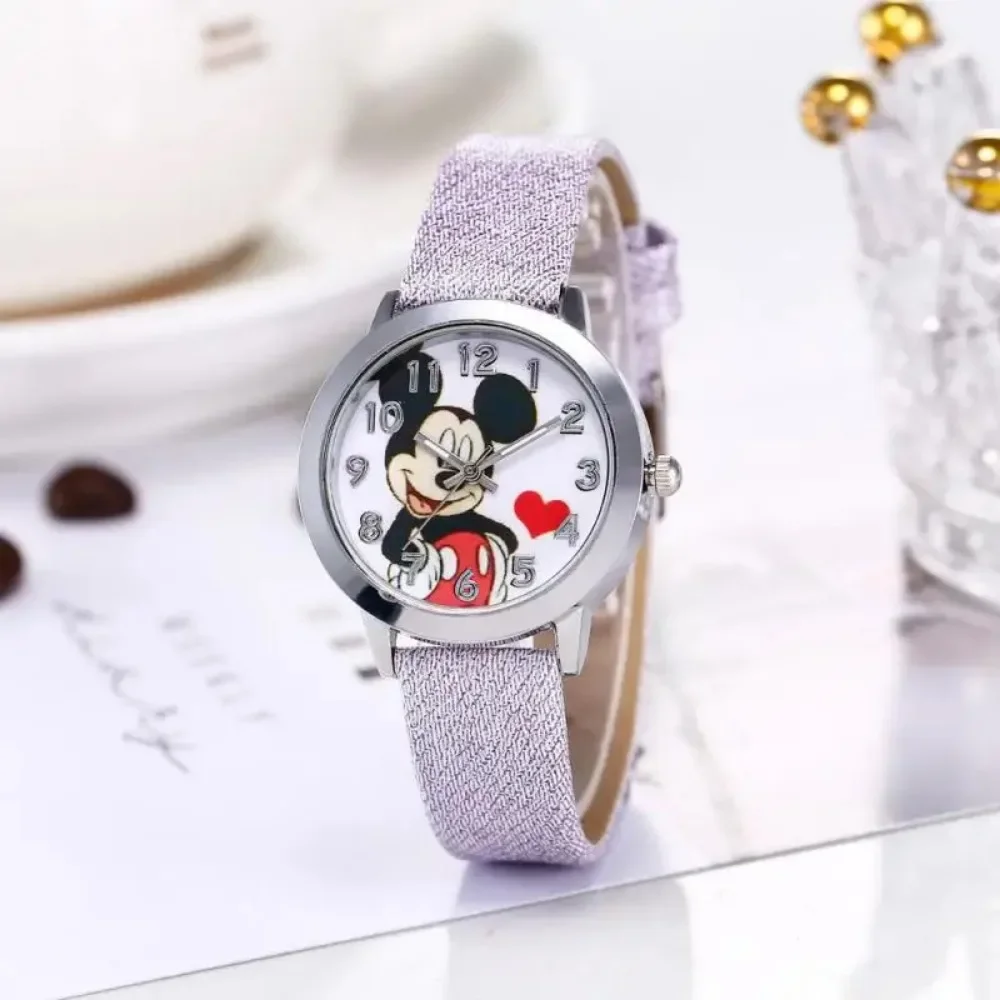 Luxe Vrouwen Horloges Cartoon Mickey Minnie Mode Quartz Horloge Vrouwen Jongens Meisjes Horloge Kids Horloge Klok Relogio Feminino