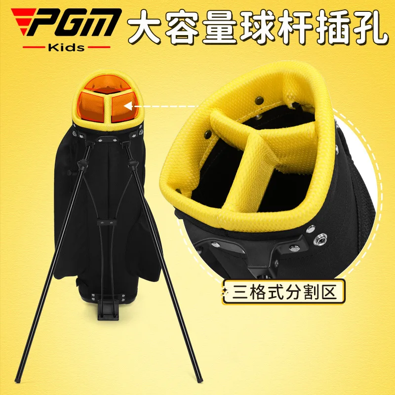 PGM Golf Cart Bag Children's Stand Clubs Bag Shoulder Strap Ultra Light Portable 900D Nylon QB171
