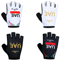 New 2025 Cycling Gloves UAE Team Men Women Half Finger Padded MTB Road Bike Gloves Running Fitness Riding Bicycle Sports Gloves