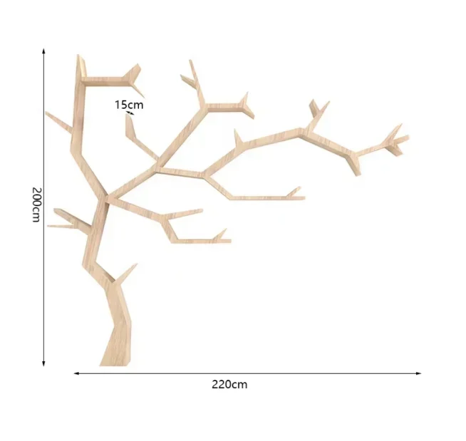 جديد الاسكندنافية مكتب غرفة المعيشة التلفزيون جدار أريكة خلفية الجدار الشنق جدار رف الكتب الرف الأرضيات #2