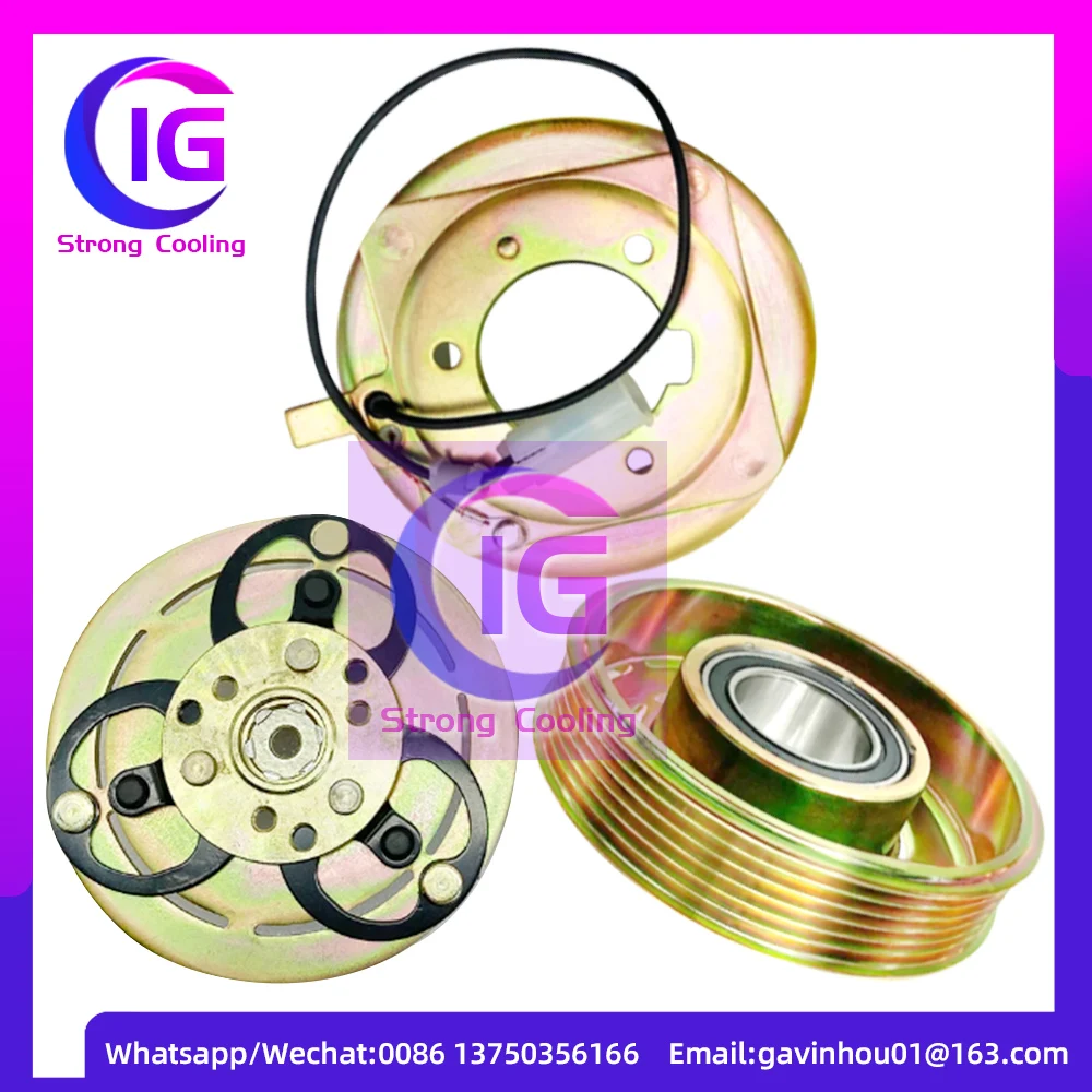 

Auto Air Conditioning AC Compressor Magnetic Clutch For Ssangyong Rexton 2.3 2.7 Actyon I 2.3 6651303011 6651303111