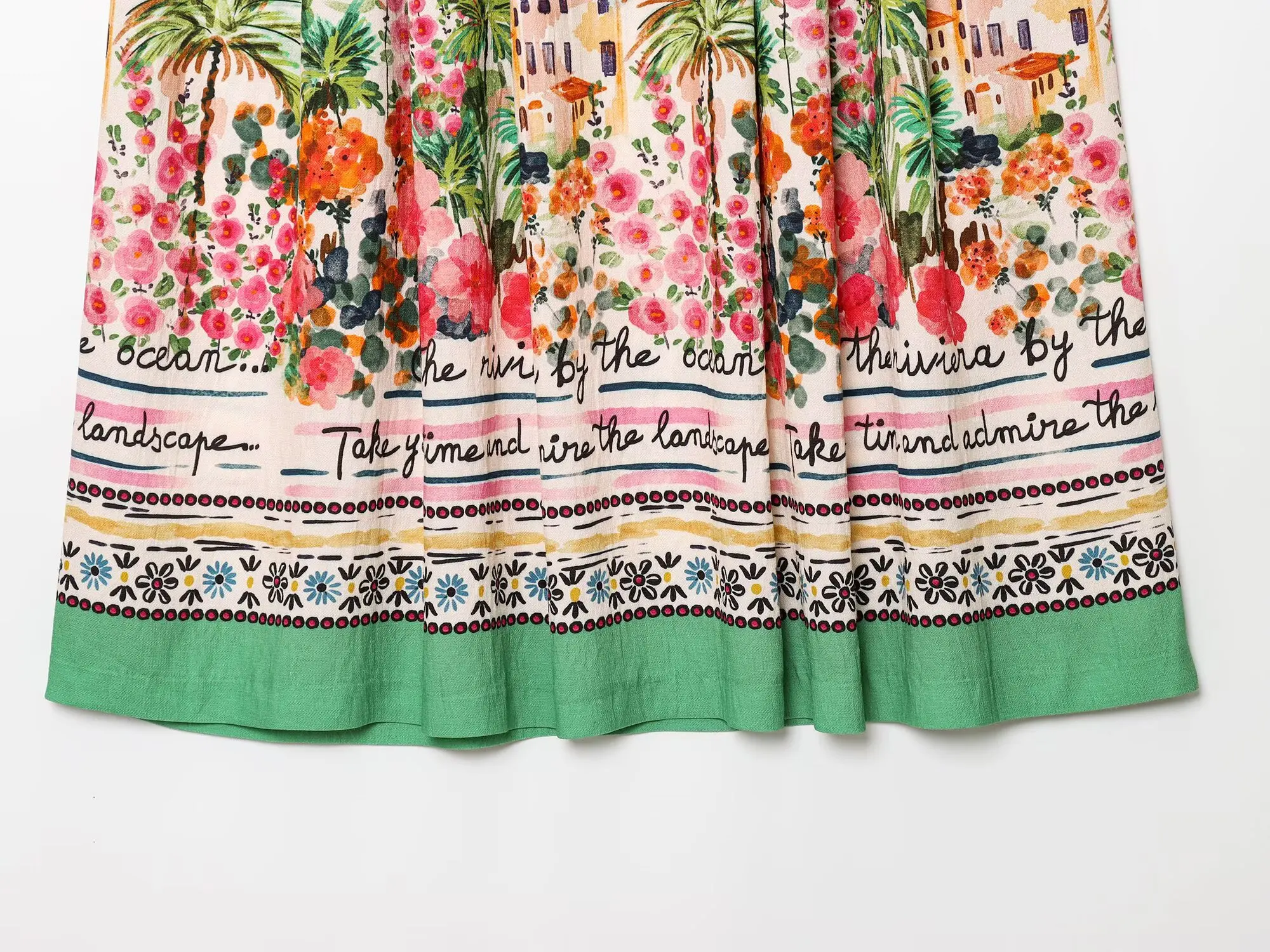 Set di gonne stampate per le vacanze estive Set da donna con scollo a V con fiocco o gonna a pieghe 2025 Set da donna elegante per le vacanze estive