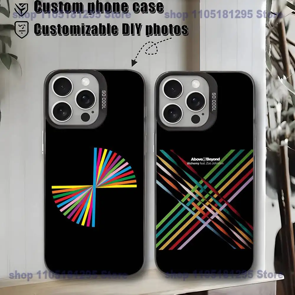 

Above And Beyond DJ Phone Case For iPhone17,16,15,14,13,12,11,Mini,Pro,MAX,plus,Black Matte Shockproof Cover