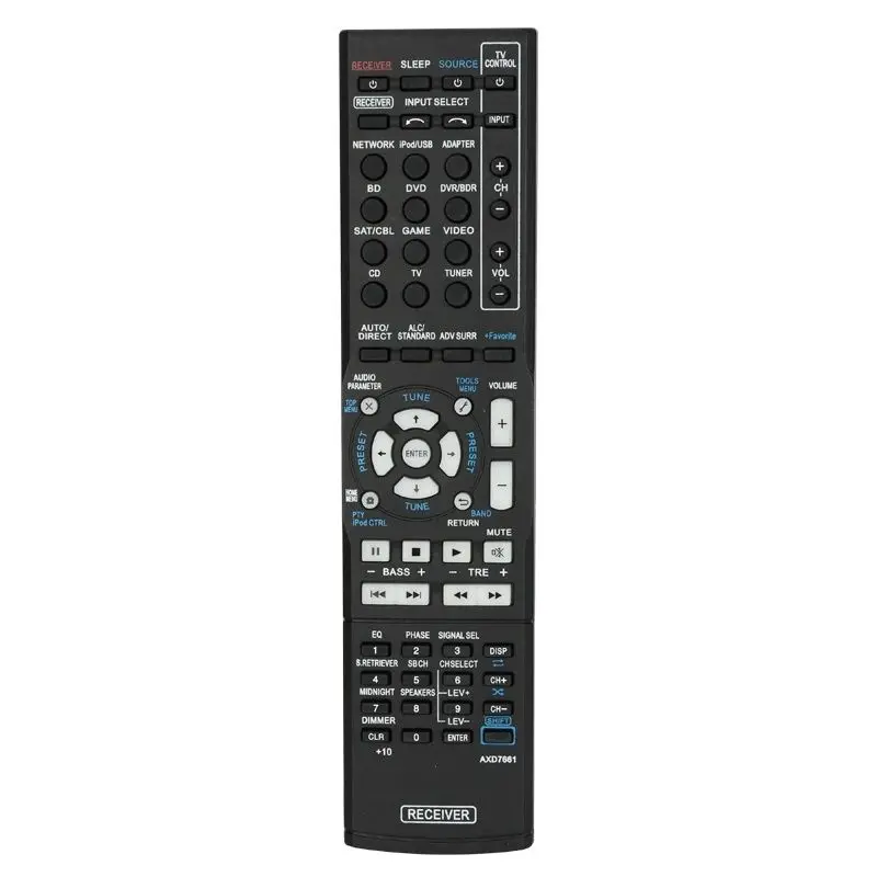 

For AXD7661 Pioneer-AV-Receiver-Remote-Control-Replacement, For Pioneer AV Receiver VSX-42 VSX-421 VSX-422 VSX-521 VSX-527